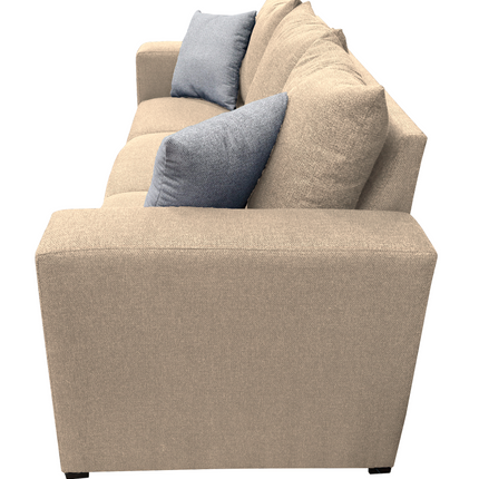 Sofa El Bazar Store Miami Lino Beige 3 Plazas, Modular, Moderno, Sala