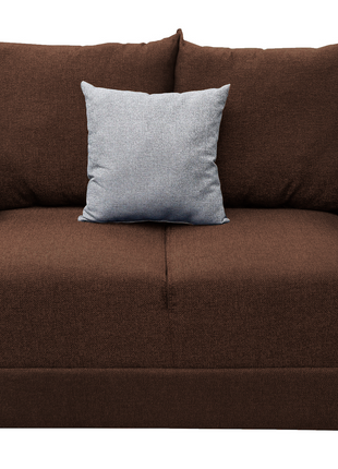 Love seat El Bazar Store Miami Lino Chocolate  2 plazas, Modular, Moderno, Sala