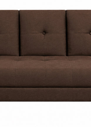 Sofá Cama Reclinable El Bazar Store Cancún Lino Brazos Separados Respaldo Abatible