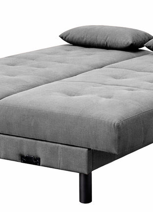 Sofá Cama Reclinable El Bazar Store Cancún Lino Brazos Separados Respaldo Abatible
