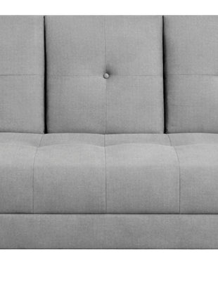 Sofá Cama Reclinable El Bazar Store Cancún Lino Brazos Separados Respaldo Abatible