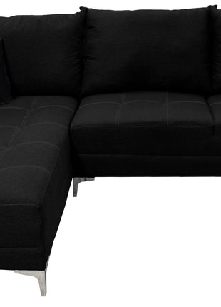 Sala Esquinera El Bazar Store Caslon lino Negro 260x180 cm