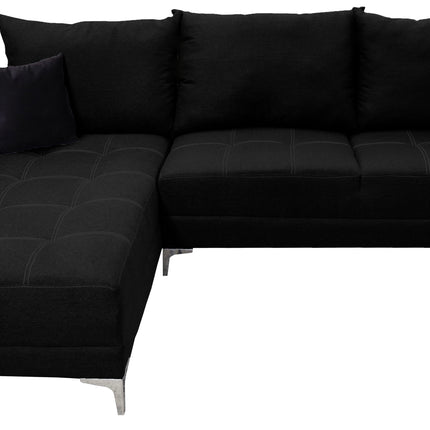Sala Esquinera El Bazar Store Caslon lino Negro 260x180 cm