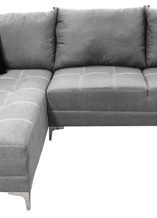 Sala Esquinera El Bazar Store Caslon lino Gris Plata 260x180 cm