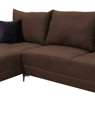 Sala Esquinera El Bazar Store Caslon lino Chocolate 260x180 cm