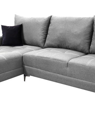 Sala Esquinera El Bazar Store Caslon lino Gris Plata 260x180 cm