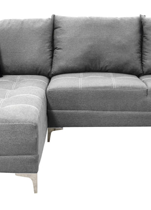 Sala Esquinera El Bazar Store Caslon lino Gris Plata 260x180 cm