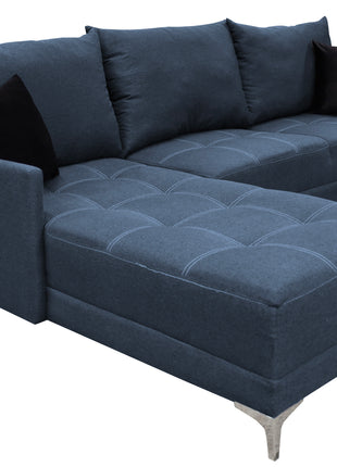 Sala Esquinera El Bazar Store Caslon lino Azul Marino 260x180 cm