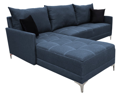 Sala Esquinera El Bazar Store Caslon lino Azul Marino 260x180 cm