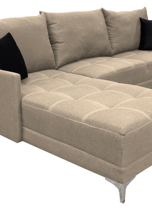 Sala Esquinera El Bazar Store Caslon lino Beige 260x180 cm