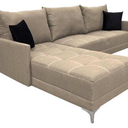 Sala Esquinera El Bazar Store Caslon lino Beige 260x180 cm