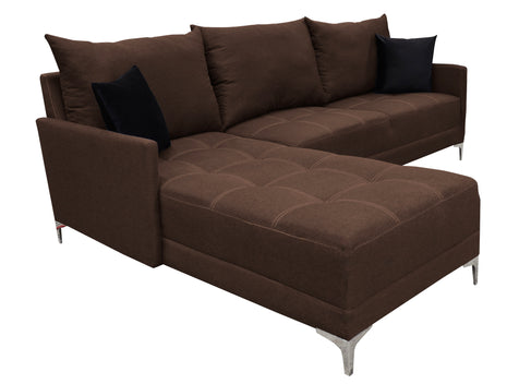 Sala Esquinera El Bazar Store Caslon lino Chocolate 260x180 cm