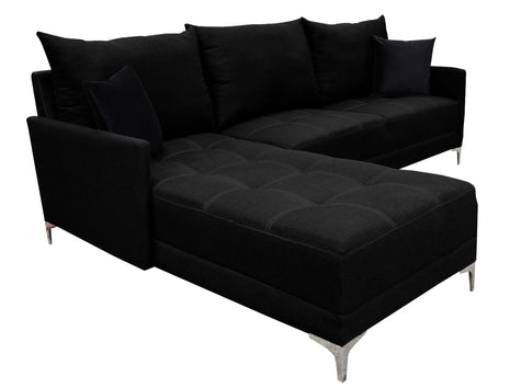 Sala Esquinera El Bazar Store Caslon lino Negro 260x180 cm