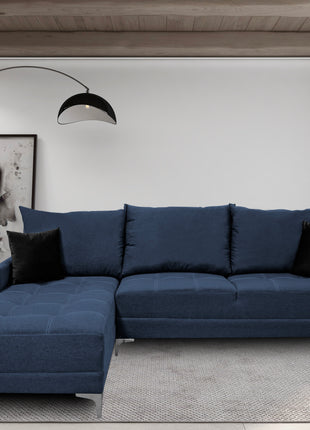 Sala Esquinera El Bazar Store Caslon lino Azul Marino 260x180 cm