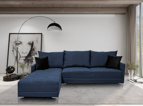 Sala Esquinera El Bazar Store Caslon lino Azul Marino 260x180 cm