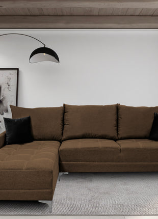 Sala Esquinera El Bazar Store Caslon lino Chocolate 260x180 cm