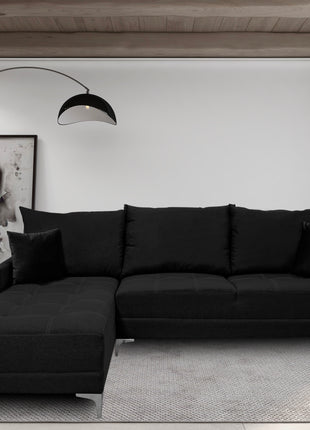 Sala Esquinera El Bazar Store Caslon lino Negro 260x180 cm