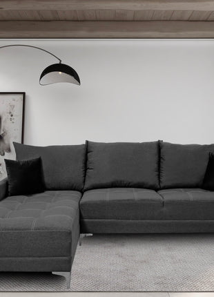 Sala Esquinera El Bazar Store Caslon lino Gris Oxford 260x180 cm