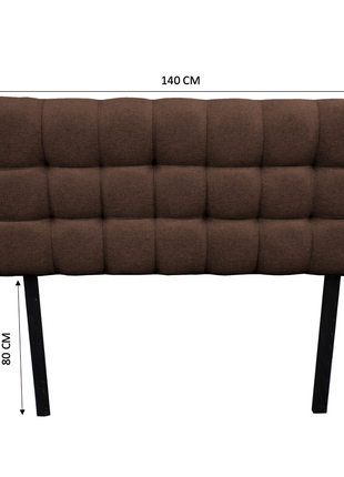 Cabecera El Bazar Store Linq Matrimonial Chocolate, Ajuste de Altura