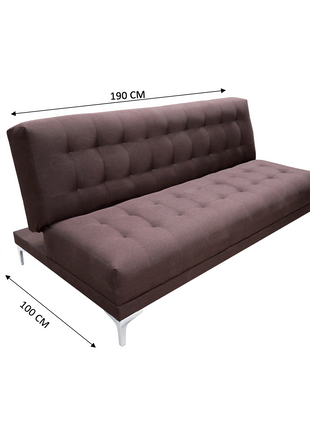 Sofa cama Verso Chocolate - Matrimonial Futon 3 posiciones, El Bazar Store