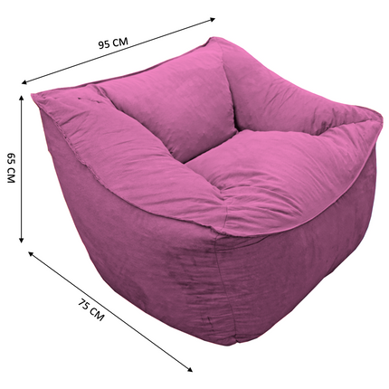 Sillon Puff El Bazar Store Rosa, Sillon Ocasional