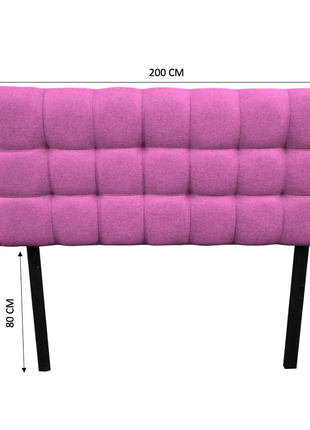 Cabecera El Bazar Store Linq King Size Rosa, Ajuste de altura
