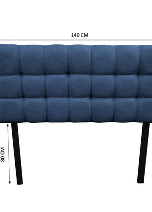 Cabecera El Bazar Store Linq Matrimonial Azul marino, Ajuste de altura