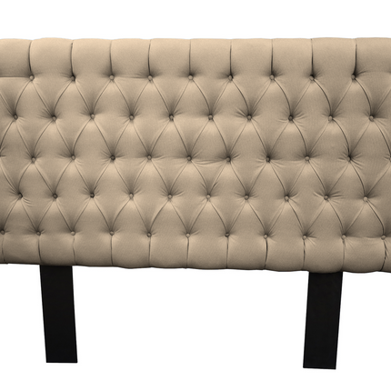 Cabecera Capitonada SoHo Beige- Moderna, King Size, Matrimonial, Queen, Recamara, El Bazar Store