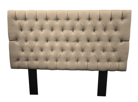 Cabecera Capitonada SoHo Beige- Moderna, King Size, Matrimonial, Queen, Recamara, El Bazar Store