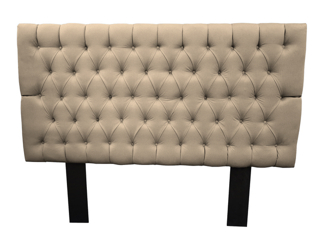 Cabecera Capitonada SoHo Beige- Moderna, King Size, Matrimonial, Queen, Recamara, El Bazar Store