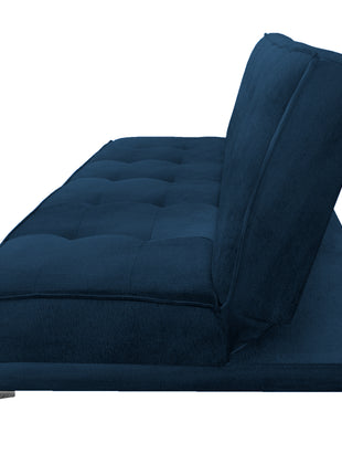 Sofa cama El Bazar Store Zeus Terciopelo Matrimonial Futón 3 posiciones