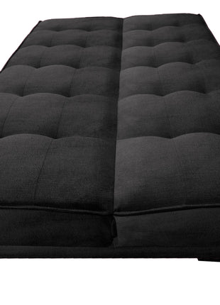Sofa cama El Bazar Store Zeus Terciopelo Matrimonial Futón 3 posiciones