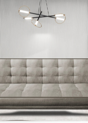 Sofa cama El Bazar Store Zeus Terciopelo Matrimonial Futón 3 posiciones