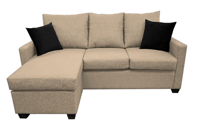 Sala Esquinera El Bazar Store Denver Beige, 200x140 cm, Lado derecho e Izquierdo, Lino nacional, Sofa