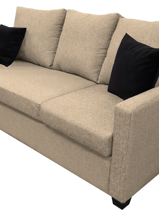 Sala Esquinera El Bazar Store Denver Beige, 200x140 cm, Lado derecho e Izquierdo, Lino nacional, Sofa