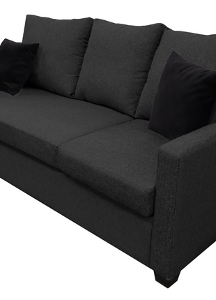 Sala Esquinera El Bazar Store Denver Gris Oxford, 200x140 cm, Lado derecho e Izquierdo, Lino nacional, Sofa