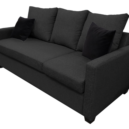 Sala Esquinera El Bazar Store Denver Gris Oxford, 200x140 cm, Lado derecho e Izquierdo, Lino nacional, Sofa
