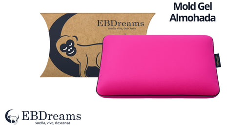 Almohada EBDreams Mold Gel Rosa Air Sense Estandar Suave Ergonómica Bambú El Bazar Store