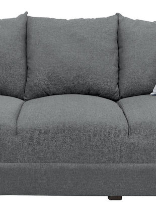 Sofa El Bazar Store Miami Lino Gris Oxford 3 Plazas, Modular, Moderno, Sala