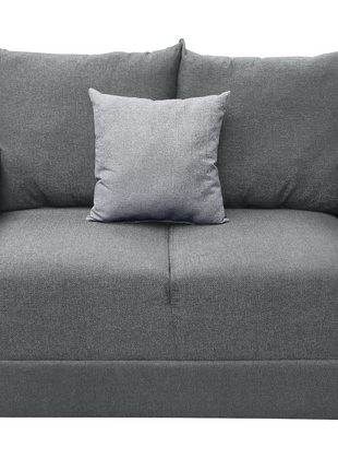 Love seat El Bazar Store Miami Lino Gris Oxford  2 plazas, Modular, Moderno, Sala