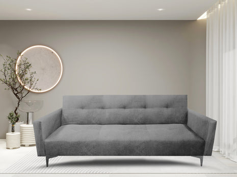 Sofa Cama Reclinable El Bazar Store Paris Terciopelo 3 posiciones Brazos movibles Sala