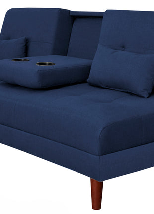 Sofá Cama Reclinable El Bazar Store Hawai Lino Futón Respaldo Abatible Moderno