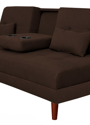 Sofá Cama Reclinable El Bazar Store Hawai Lino Futón Respaldo Abatible Moderno