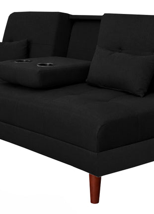Sofá Cama Reclinable El Bazar Store Hawai Lino Futón Respaldo Abatible Moderno