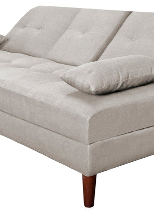 Sofá Cama Reclinable El Bazar Store Hawai Lino Futón Respaldo Abatible Moderno