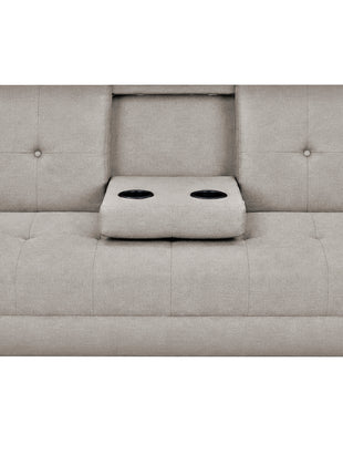 Sofá Cama Reclinable El Bazar Store Hawai Lino Futón Respaldo Abatible Moderno