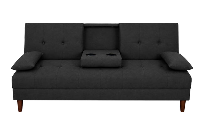 Sofá Cama Reclinable El Bazar Store Hawai Lino Futón Respaldo Abatible Moderno