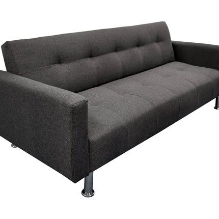 Sofa Cama Paris Lino Oxford, Brazos plegables, El Bazar Store, Futon 3 posiciones
