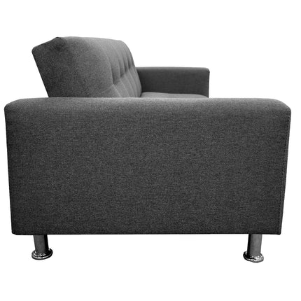 Sofa Cama Paris Lino Oxford, Brazos plegables, El Bazar Store, Futon 3 posiciones