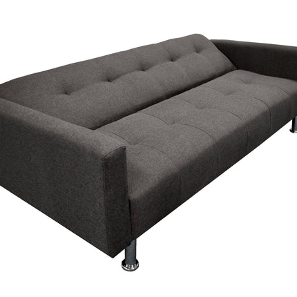 Sofa Cama Paris Lino Oxford, Brazos plegables, El Bazar Store, Futon 3 posiciones